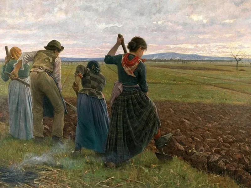 1856-Arturo Faldi - La mezzadria